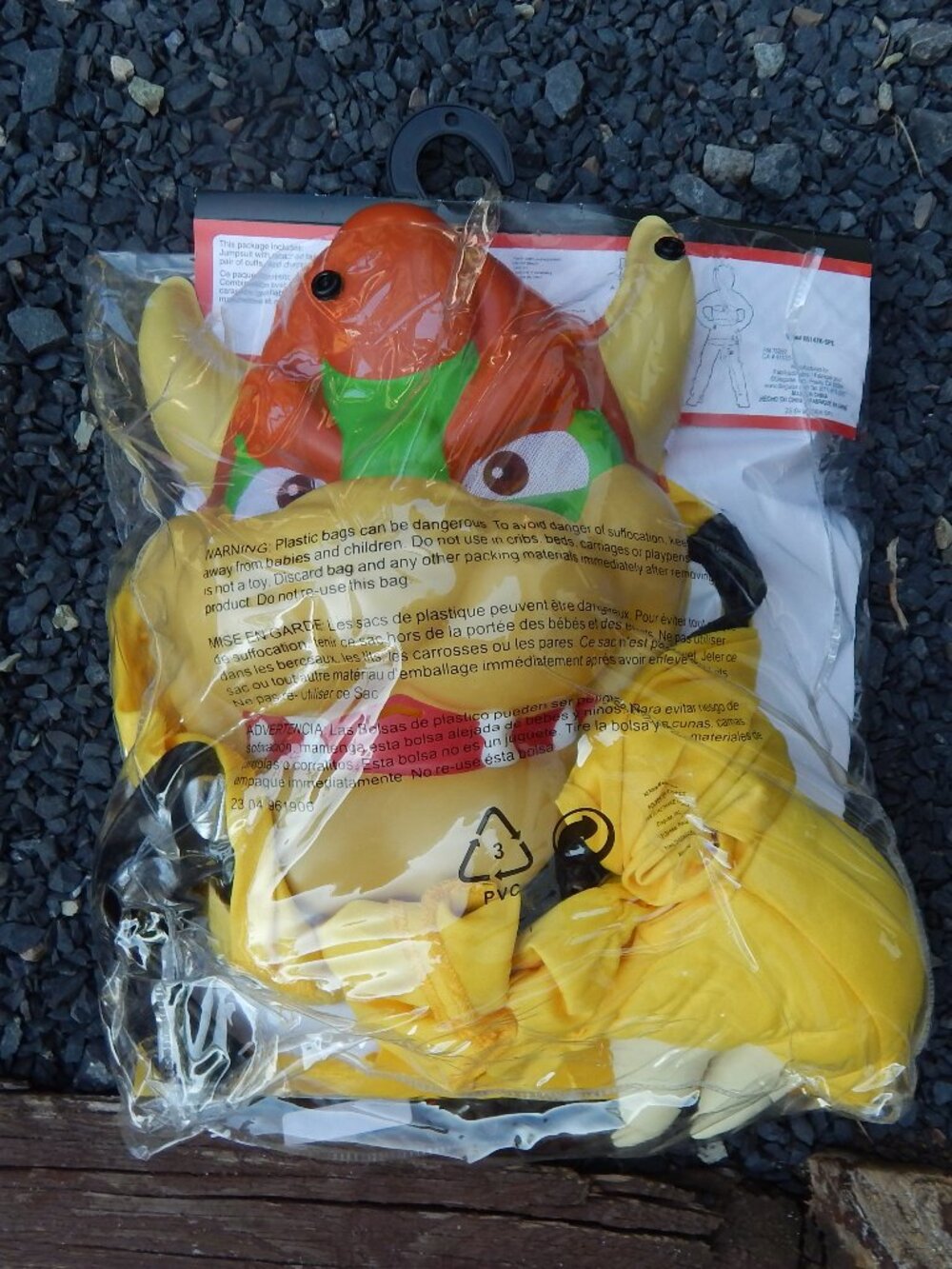 Nintendo Super Mario Brothers Bowser Large Child Med 7-8 Halloween Costume Shell